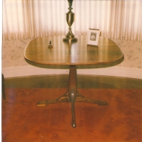 1979 Walnut table