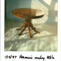 1987 Herman Mahog table