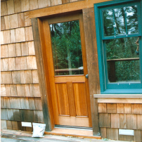 1995 Redwood door